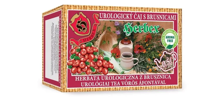 Urologický čaj s brusnicami